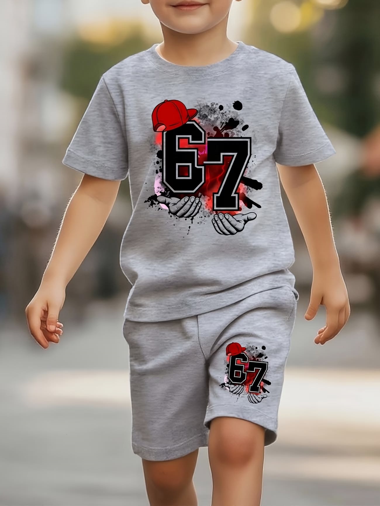 Streetwear Brand Tracksuit - 2026 Adult Kids 2 Piece Set