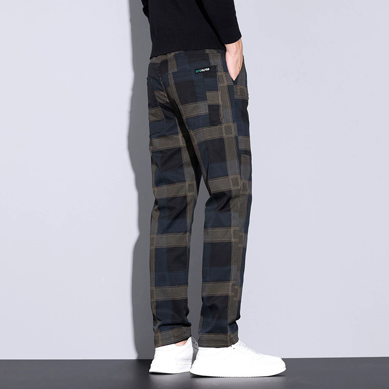 Men's Plaid Pants – Slim Fit C - Streetwear Brand Tags ulasan dan harga