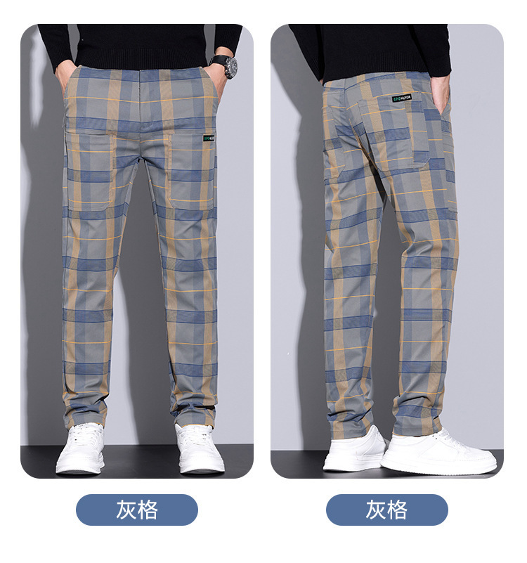 Men's Plaid Pants – Slim Fit C - Streetwear Brand Tags ulasan dan harga