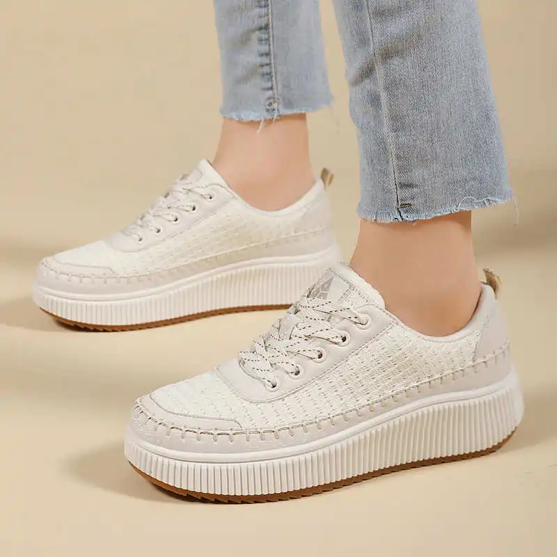 Brown Shoes Woman Flats Autumn - Streetwear Brand Store ulasan dan harga