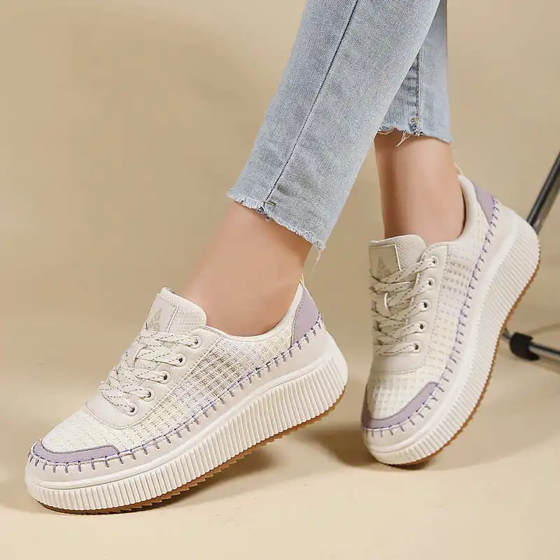 Brown Shoes Woman Flats Autumn - Streetwear Brand Store ulasan dan harga