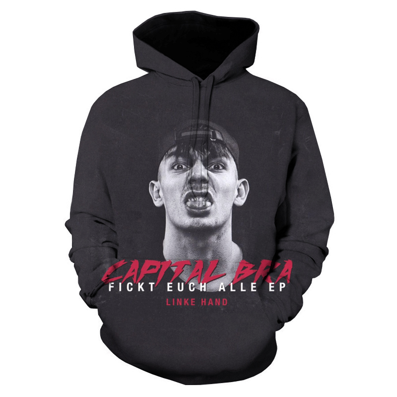 Rapper CB6 Printed Hoodies Men - Streetwear Brand Tracksuit ulasan dan harga