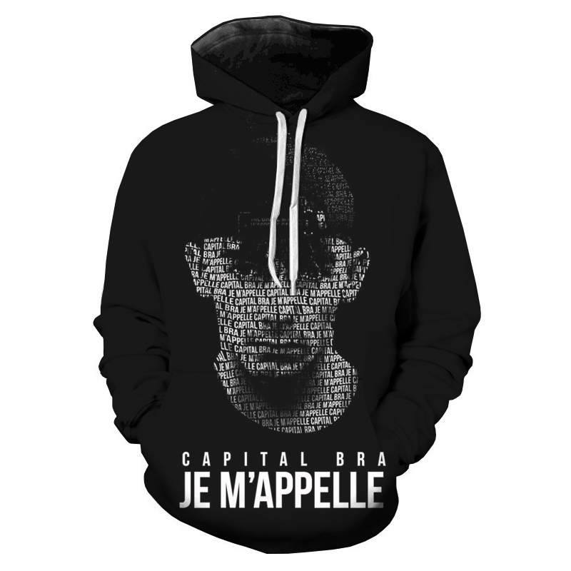 Rapper CB6 Printed Hoodies Men - Streetwear Brand Tracksuit ulasan dan harga
