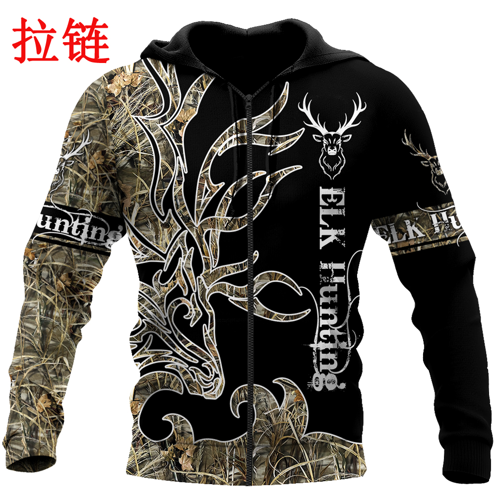 Brand Novelty Hoodies Deer Hun - Streetwear Brand Tracksuit ulasan dan harga