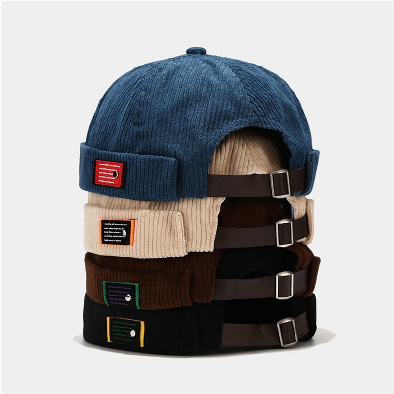 Brand Vintage Beanie Hats Men  - Streetwear Brand Vintage ulasan dan harga