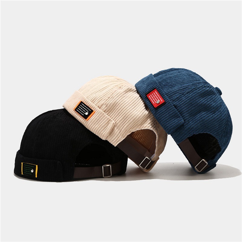 Brand Vintage Beanie Hats Men  - Streetwear Brand Vintage ulasan dan harga