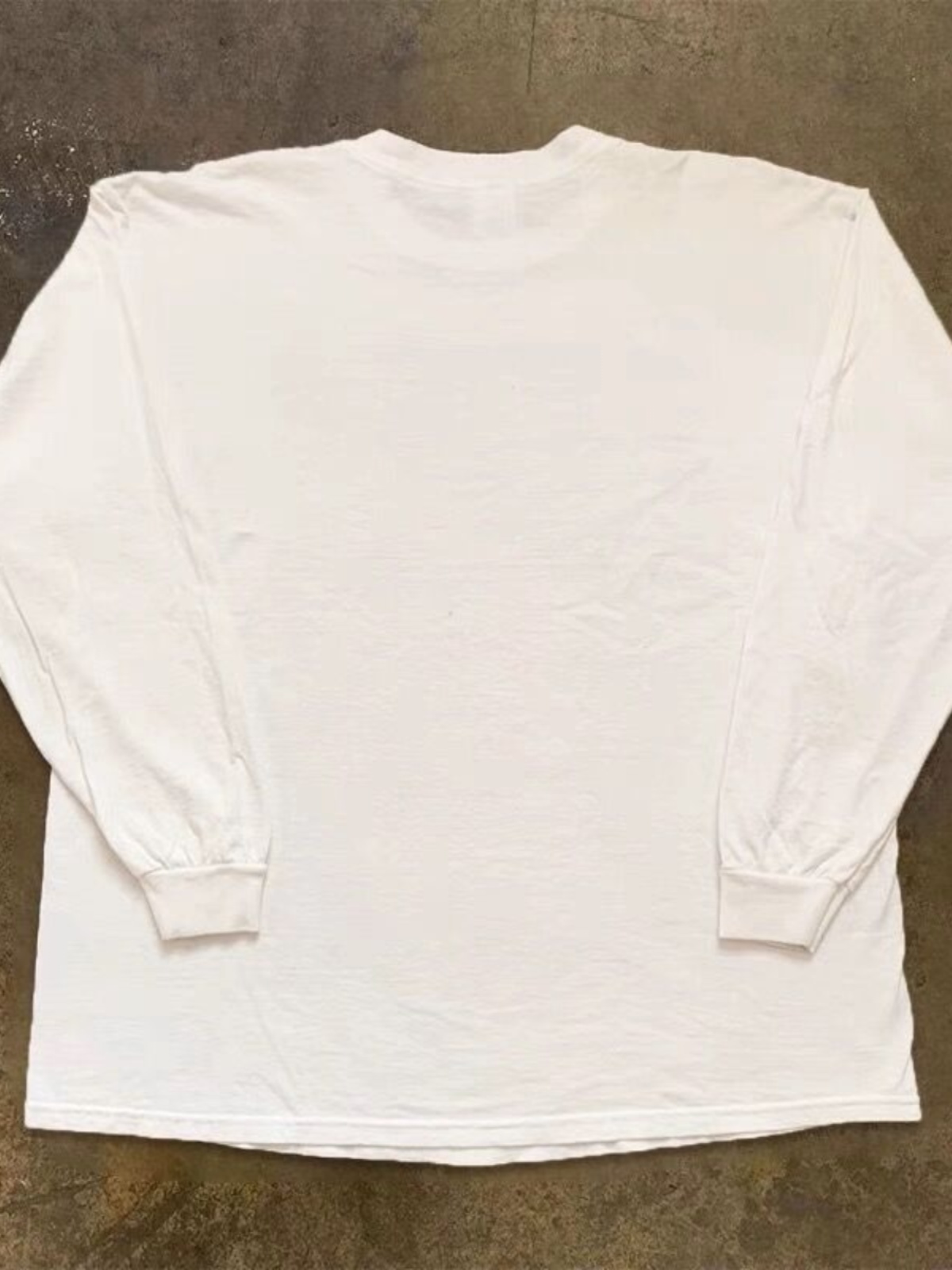Loose Fit Cotton Long Sve T-ir - Streetwear Brand Tags ulasan dan harga